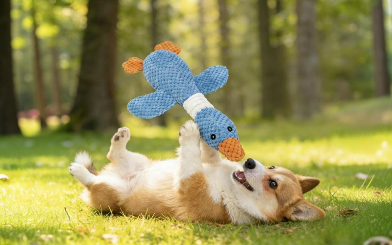 Vitscan Upgraded Nylon Goose Dog Toy