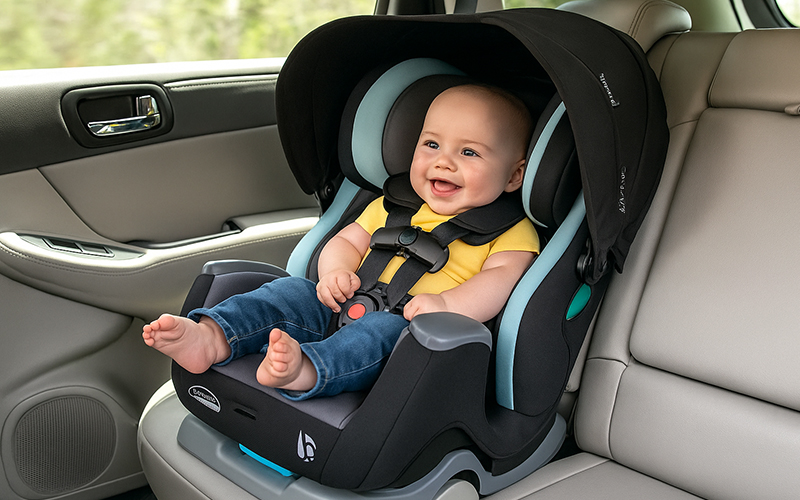 Baby Trend Cover Me 4-in-1 Harness Convertible Car Seat