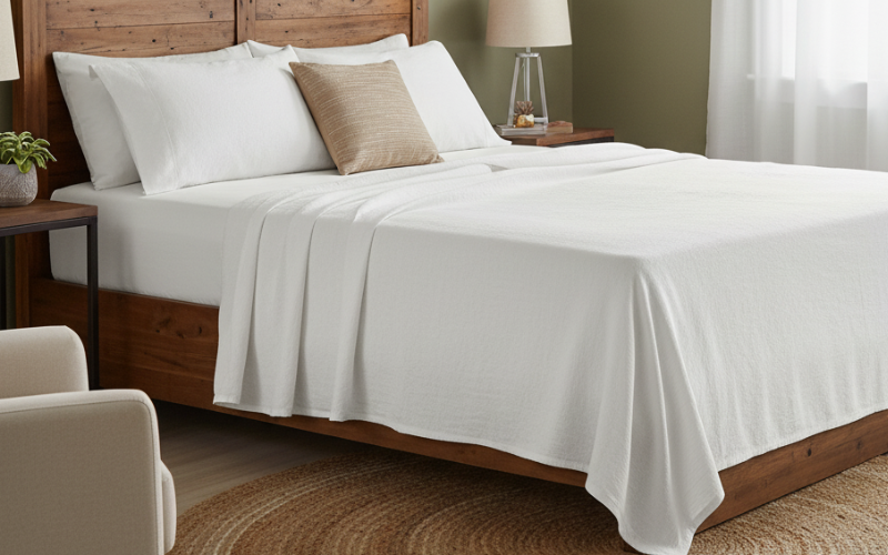 Bokser Home French Linen Sheet