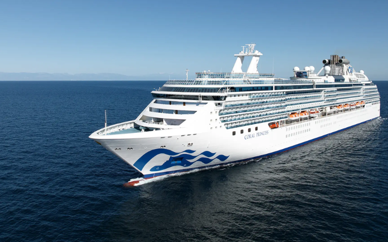 Coral Princess Smaller Ship with Destination Focus