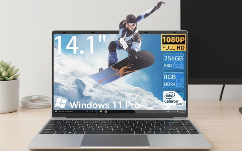 Intel Celeron 14.1in Windows 11 Pro Laptop