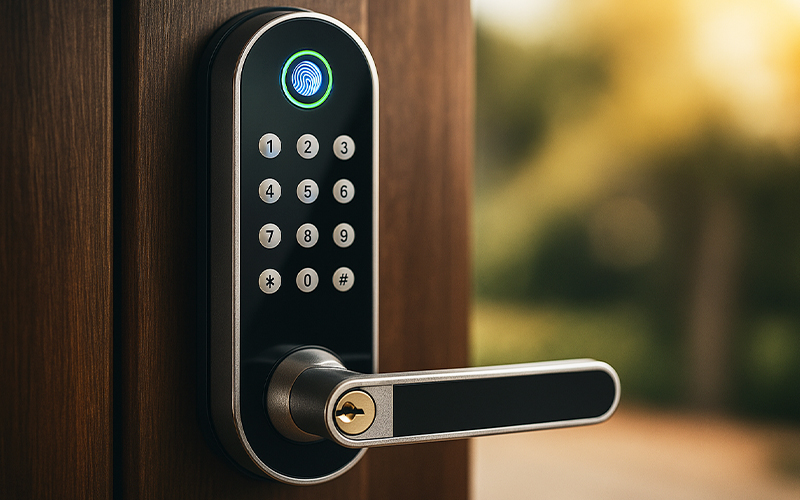 Keyless-Entry Fingerprint Smart Door Lock