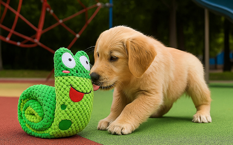 Pet Deluxe Squeak Dog Toys Stress Release Game