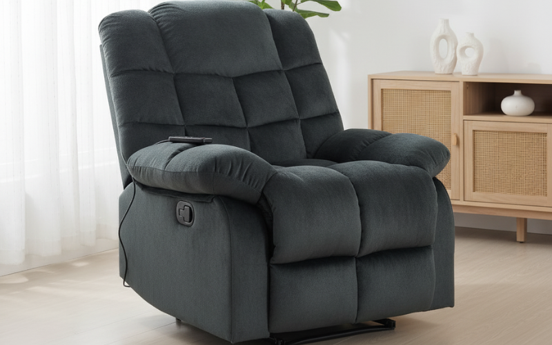 Reynolds Microfiber Manual Recliner