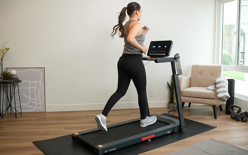 Sunny Health and Fitness Premium Foldable Treadmill