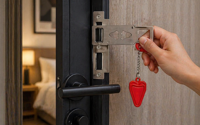 Portable Door Locks and Security Tools